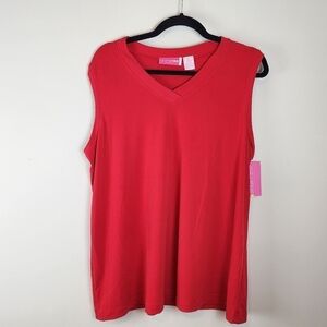 Liz Lange Maternity sleeveless blouse size XL New